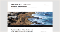 Desktop Screenshot of news.sisr-issr.org